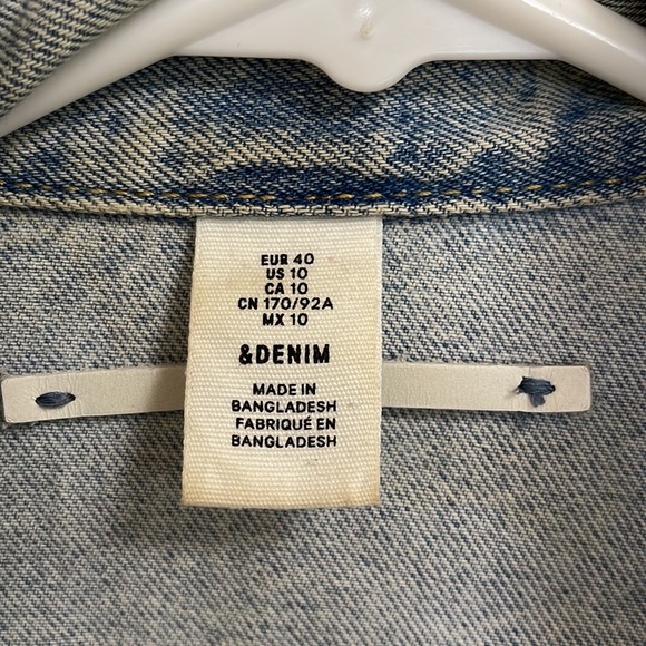 H & M Longline Jean Jacket - Picture 3 of 11